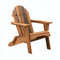 Sedia da giardino 82 x 75 x 98 cm in legno marrone - stile Adirondack